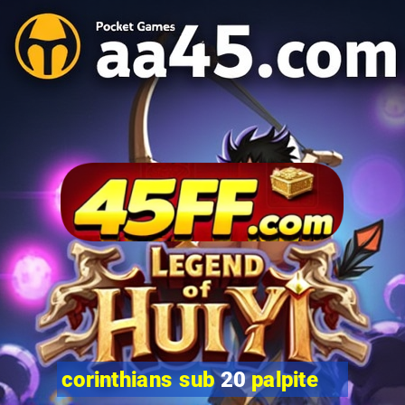 corinthians sub 20 palpite